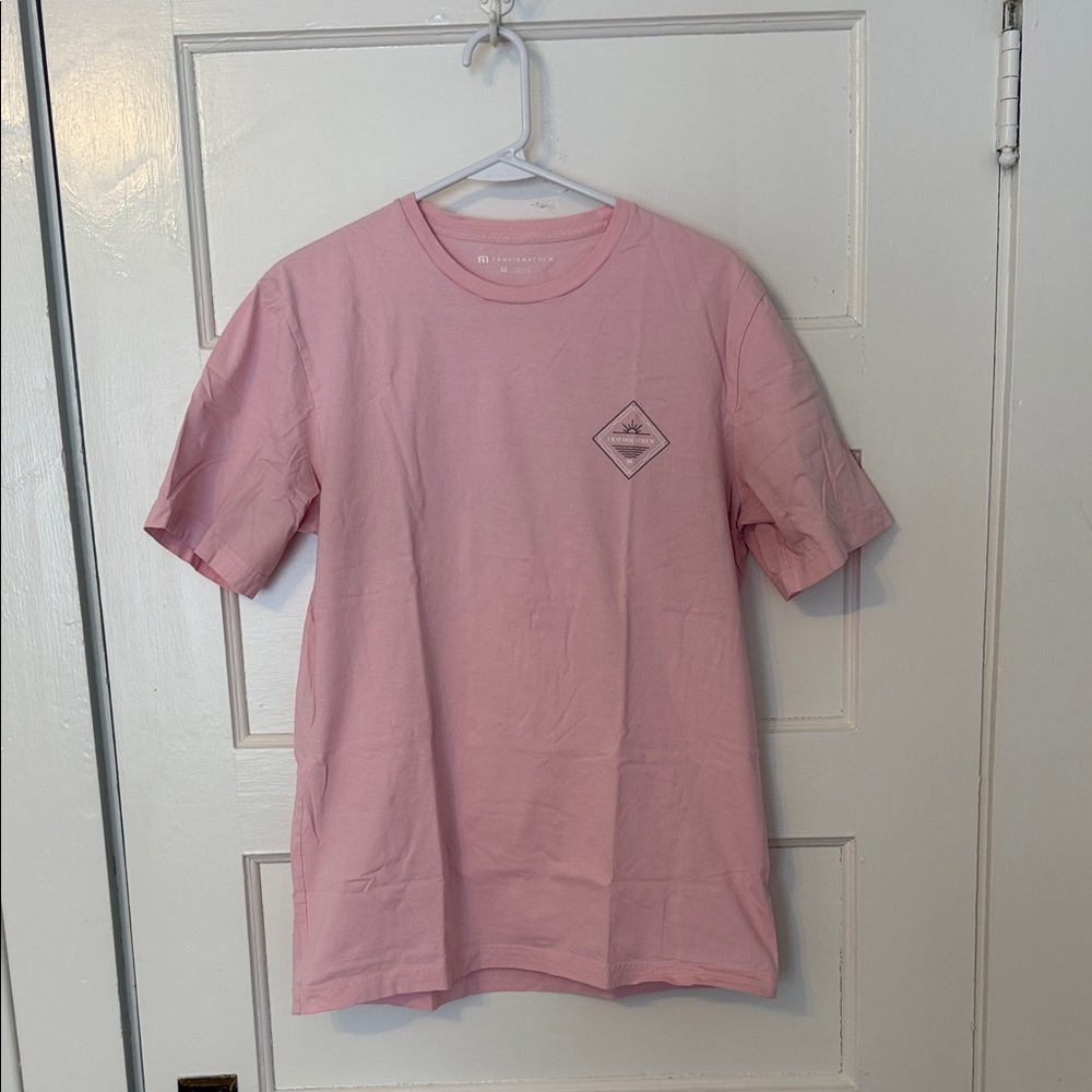 Travis Mathew Pink Short Sleeve Tee